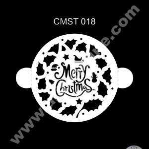 CAKE DECOR™ Dream Cake Stencil Christmas Theme - Design-18 (SB-CMST-018)