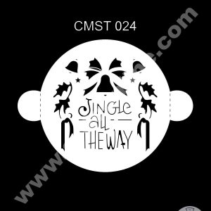 CAKE DECOR™ Dream Cake Stencil Christmas Theme - Design-24 (SB-CMST-024)