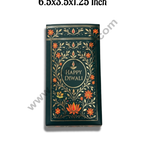 Dark Green Diwali Chocolate Bar Box (Pack of 10 Pcs ) CAKE DECORβ’