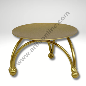 CAKE DECORβ’ Small Metallic Gold Cake Stand | Dessert Stand