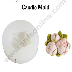 CAKE DECORβ’ Peony Buds Cluster Silicone Candle Mold βSB-SCM-DYF7574β