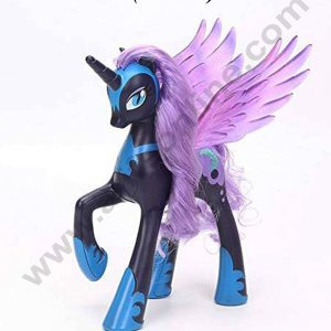 CAKE DECOR™ 1 Piece My Little Pony Horse Toy - Black for Cake Topper and Cake (SB-T-TJ-0151)