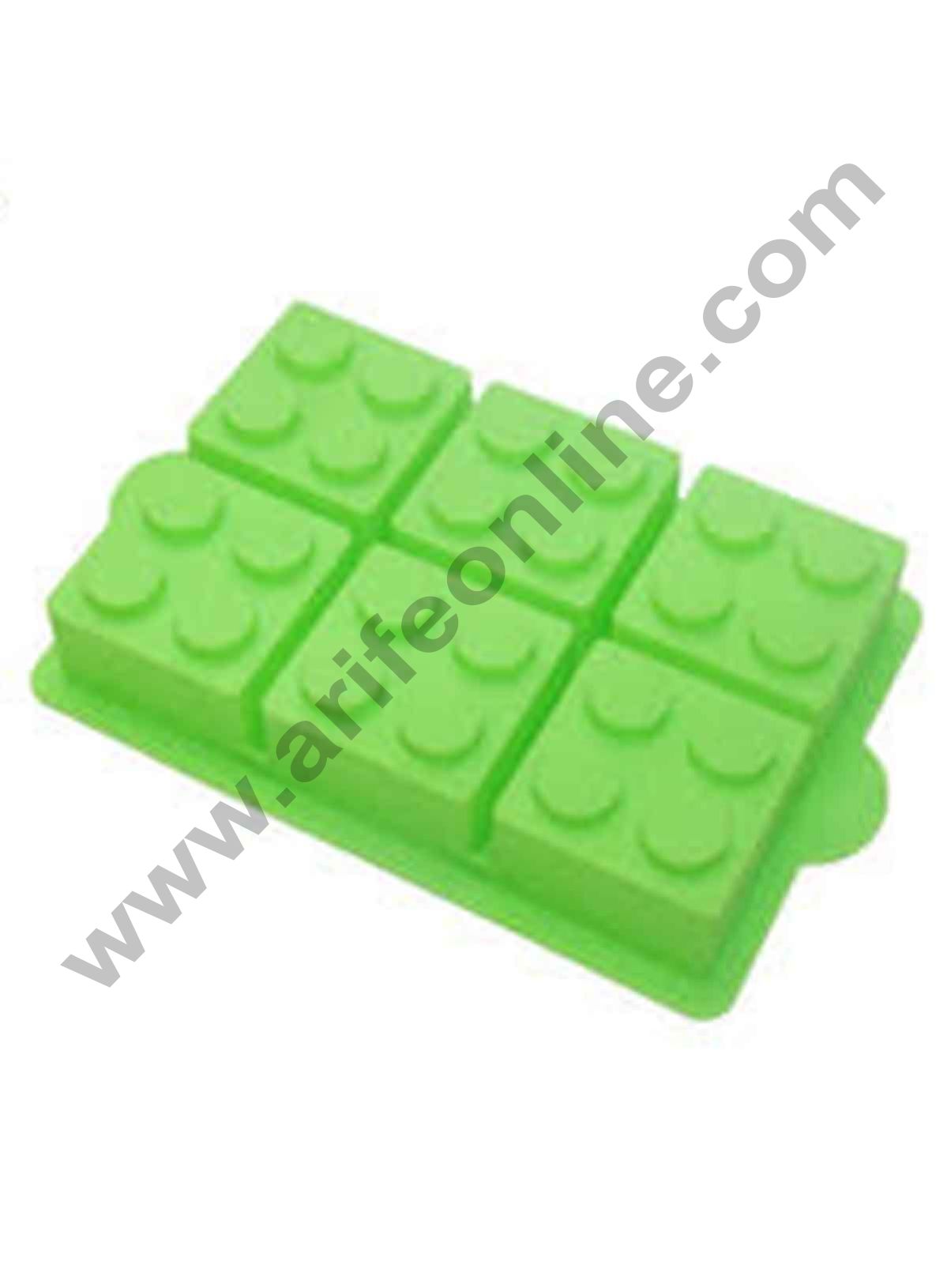Cake Decor Silicone Brick Blocks Building Shape Cake Decorating Tool Ice Cube Mold Party,Dessert Pastry Soap and Muffin Baking Moulds
