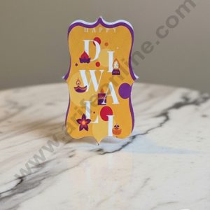 Cake Decor™ "Happy Diwali" Gift Tag 06 | Paper Gift Tags (10pc Pack) | SB-Diwali-Tag6