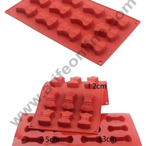 Cake Decor 12 Cavity Bows Silicon Moulds Muffin Mould