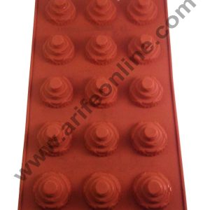 Cake Decor Silicon 15 in 1 Mini 3 Tier Muffin Cupcake Mould