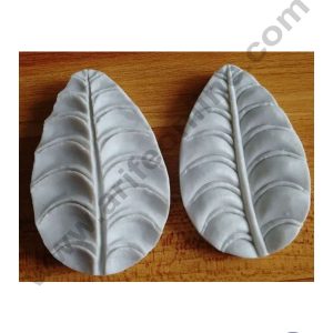 CAKE DECORβ’ Silicon 2 pcs Veiner Leaves Fondant Clay Marzipan Cake Decoration Mould SBSP-F056