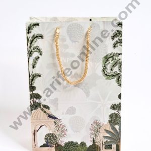 Traditional Design Green Gift Bag | Hamper Carry Bag (1 Piece) - CAKE DECOR™