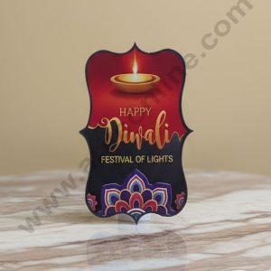 Cake Decor™ "Happy Diwali" Gift Tag 07 | Paper Gift Tags (10pc Pack) | SB-Diwali-Tag7