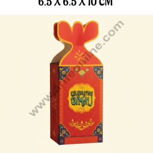Cake Decor Red Diwali Boxes Chocolate Gift Sweet box Dry Fruits Printed Box (Pack of 10pcs)