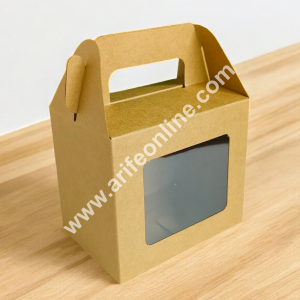 CAKE DECOR™ Goodie Bag For Hampers | Chocolate Box Hamper Box 10 Pcs Pack - Kraft (SBCBK-08)