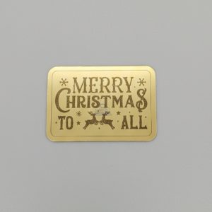 CAKE DECORβ’ Acrylic Merry Christmas Coin Topper for Cake and Cupcakes ( SBMT-Coin-073)| 1 Piece |