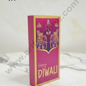 Diwali Chocolate Bar Box - Design 08 (Pack of 10 Pcs) (SBBX-Diwali-CBB-08)- CAKE DECORβ’