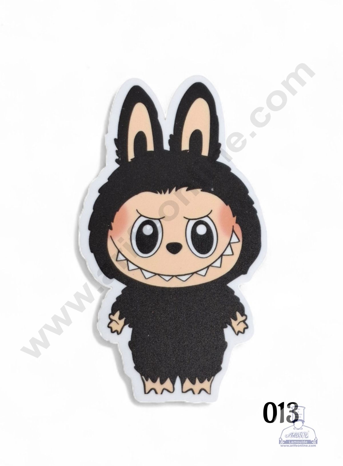 Acrylic Digital Print Labubu Topper - 013 - Black - CAKE DECOR™