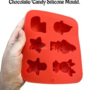 CAKE DECORβ’ 6-Cavity 3D Christmas Character Chocolate/Candy Silicone Mould - SBSM-LBM1520