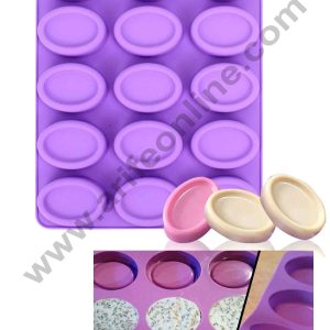Cake Decor 15 in 1 Silicon Bakeware Pears Shape Silicone Moulds for Soaps Jelly Desserts