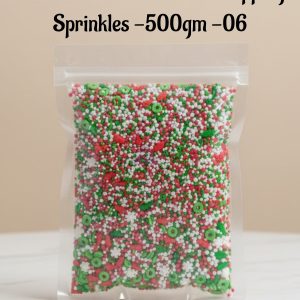 CAKE DECOR™ Edible Christmas-themed Topping Sprinkles - 500gm - 06