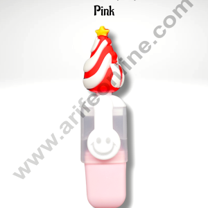 Cake Decorβ’ Cute Mini Pink Color Highlighter Christmas Theme Color Highlighters Pen, Bookmarking Highlighters, Chisel Tip Fine Grip Marker Pen, Birthday/Return/Christmas Gift