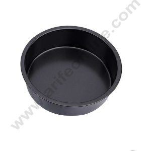 CAKE DECOR™ Loose Bottom Round Cake Mould Nonstick Cake Mould Removable Base Cake Mould 6.2 x 2.3 inch (16 x 6 cm)