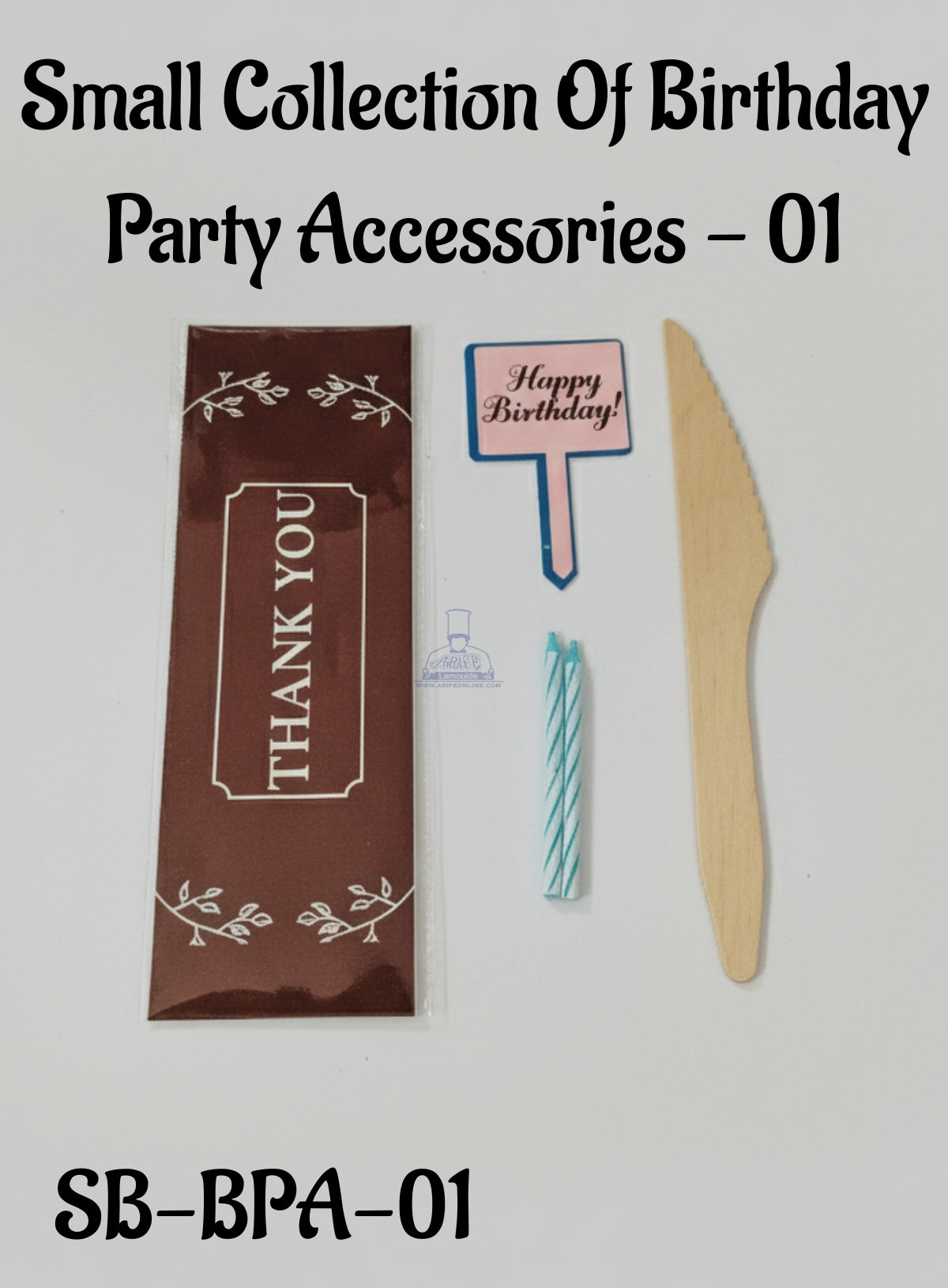 CAKE DECORβ’ Small Collection Of Birthday Party Accessories - 01 (SB-BPA-01)