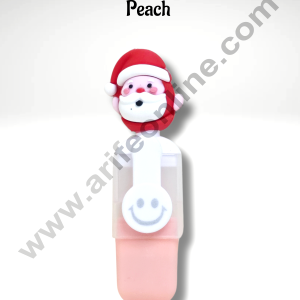 Cake Decorβ’ Cute Mini Peach Color Highlighter Christmas Theme Color Highlighters Pen, Bookmarking Highlighters, Chisel Tip Fine Grip Marker Pen, Birthday/Return/Christmas Gift