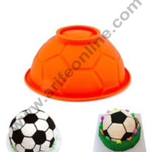 Cake Decor 1pcs 3D Football Soccer Silicone Cake Pinata Mould Non-Stick Fondant Chocolate Soap Mousse Molds Cake Decor Baking Tools