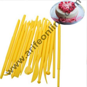 Cake Decor 14Pcs New Cake Modelling Tools Set Fondant Clay Cutter Carve Pen Mould Mold Tool