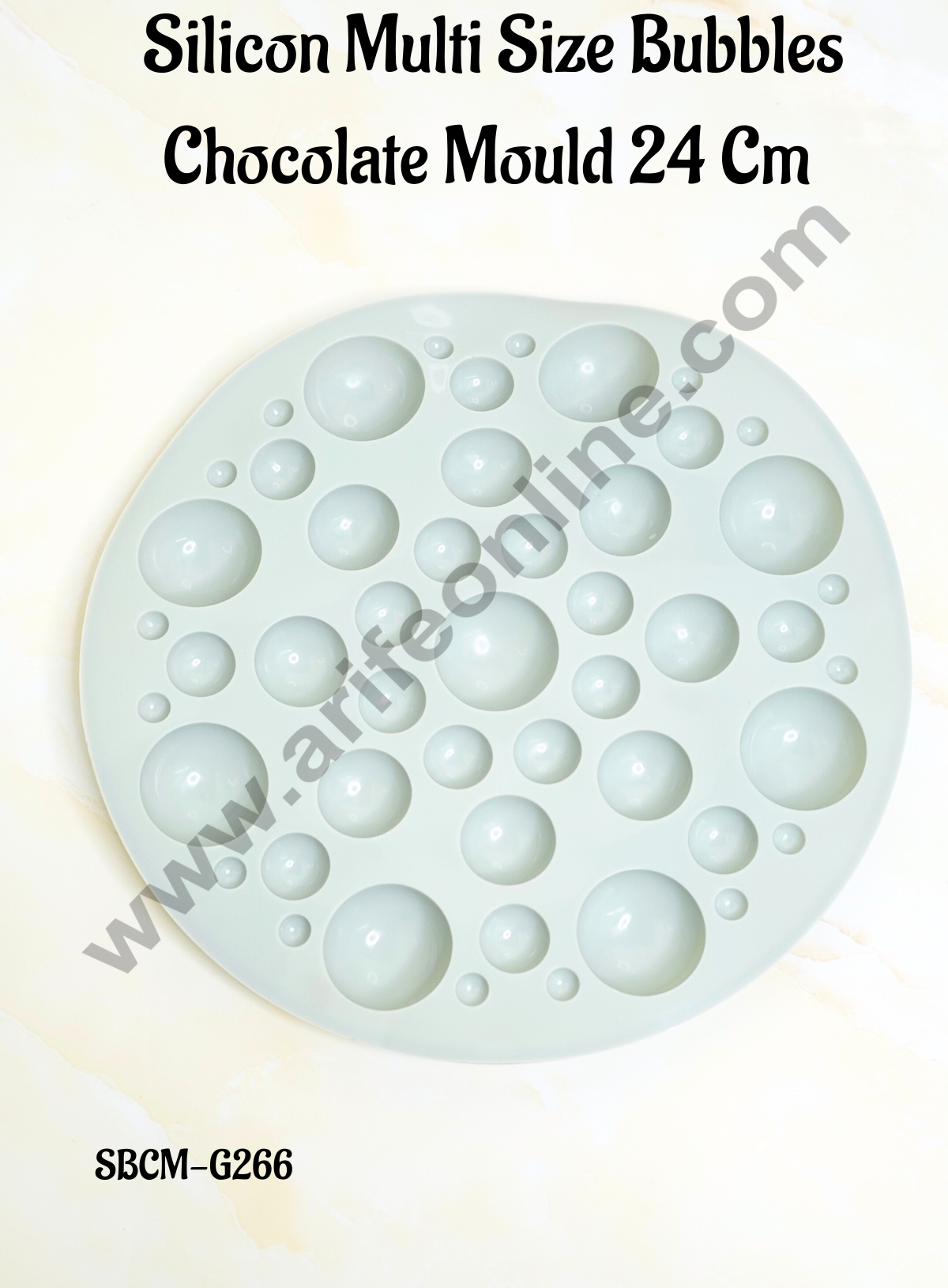 Cake Decor Silicon Multi Size Bubbles Chocolate Mould | Jelly Candy Mould | Big 24 cm