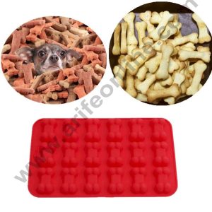 Cake Decor 18 Cavity Dog Bone Silicon Moulds Muffin Mould