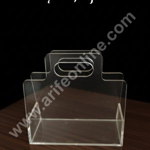 CAKE DECOR™ Clear Acrylic Gifting Basket - 01 │SB-CAB-01│