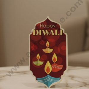 Cake Decor™ "Happy Diwali" Gift Tag 10 | Paper Gift Tags (10pc Pack) | SB-Diwali-Tag10