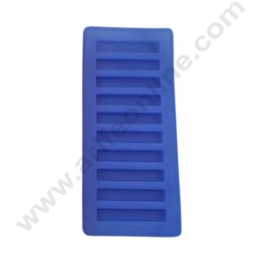 10 Cavity Mini Stick KitKat Shape Silicon Mould | Chocolate Mould | Rectangle Shape Candy Jelly Mould - CAKE DECOR™