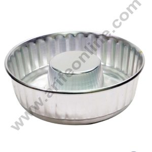 CAKE DECOR™ Donut Shape Aluminium Cake Mould - Big ( 19 x 6 cm )