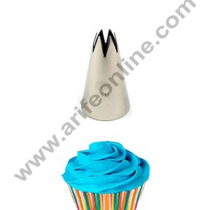 Cake Decor Medium Nozzle - No. 1M Open Star Piping Nozzle
