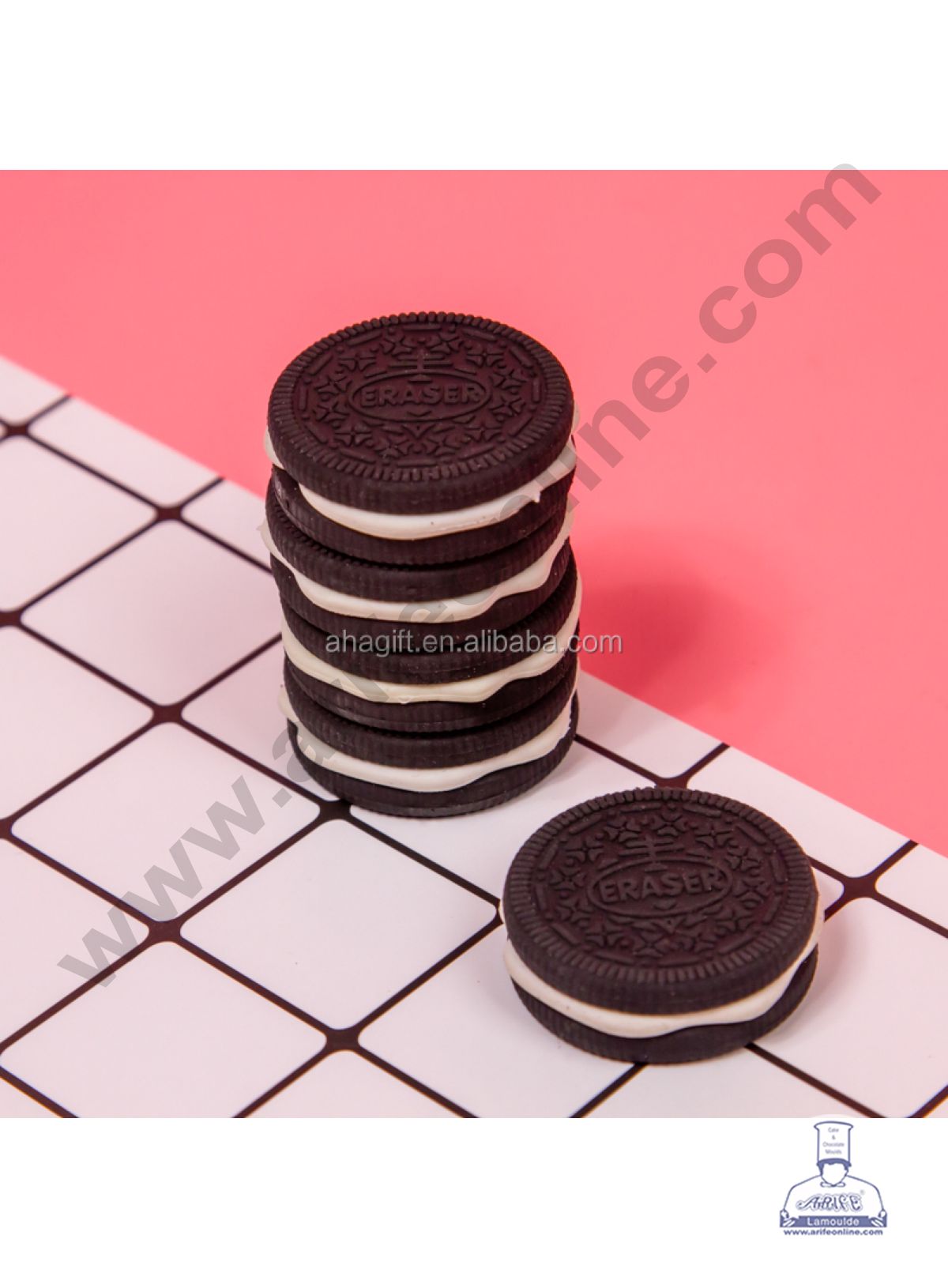 1 Piece Black Oreo Eraser & Topper | Return Gifts - CAKE DECORβ’