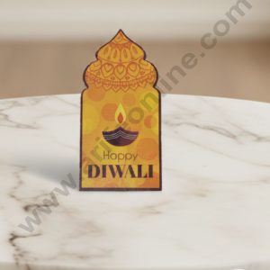 Cake Decor™ "Happy Diwali" Gift Tag 01 | Paper Gift Tags (10pc Pack) | SB-Diwali-Tag1