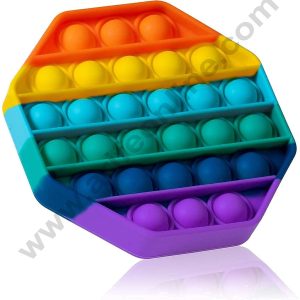 Hexagon Pop It Silicone Mould | Multipurpose Chocolate & Toy Mould - CAKE DECOR™