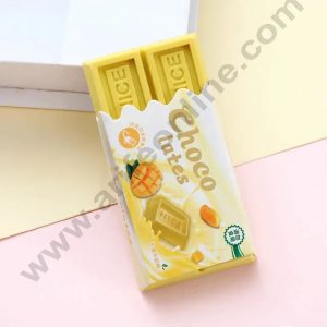 1 Piece Yellow Chocolate Bar Eraser | Return Gifts  - CAKE DECOR™