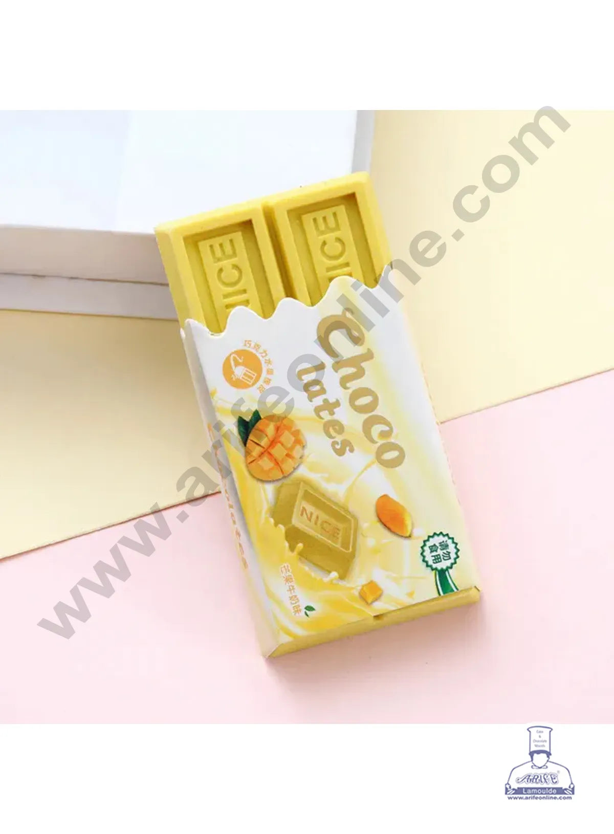 1 Piece Yellow Chocolate Bar Eraser | Return Gifts - CAKE DECORβ’
