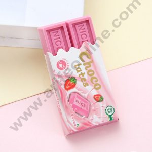 1 Piece Pink Chocolate Bar Eraser | Return Gifts  - CAKE DECOR™