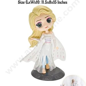 Disney Frozen Queen Elsa Princess | Doll Cake Topper | DIY Cake Decoration Accessories - 1 Pc - CAKE DECOR™