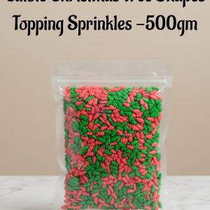 CAKE DECOR™ Edible Christmas Tree Shapes Topping Sprinkles -500gm