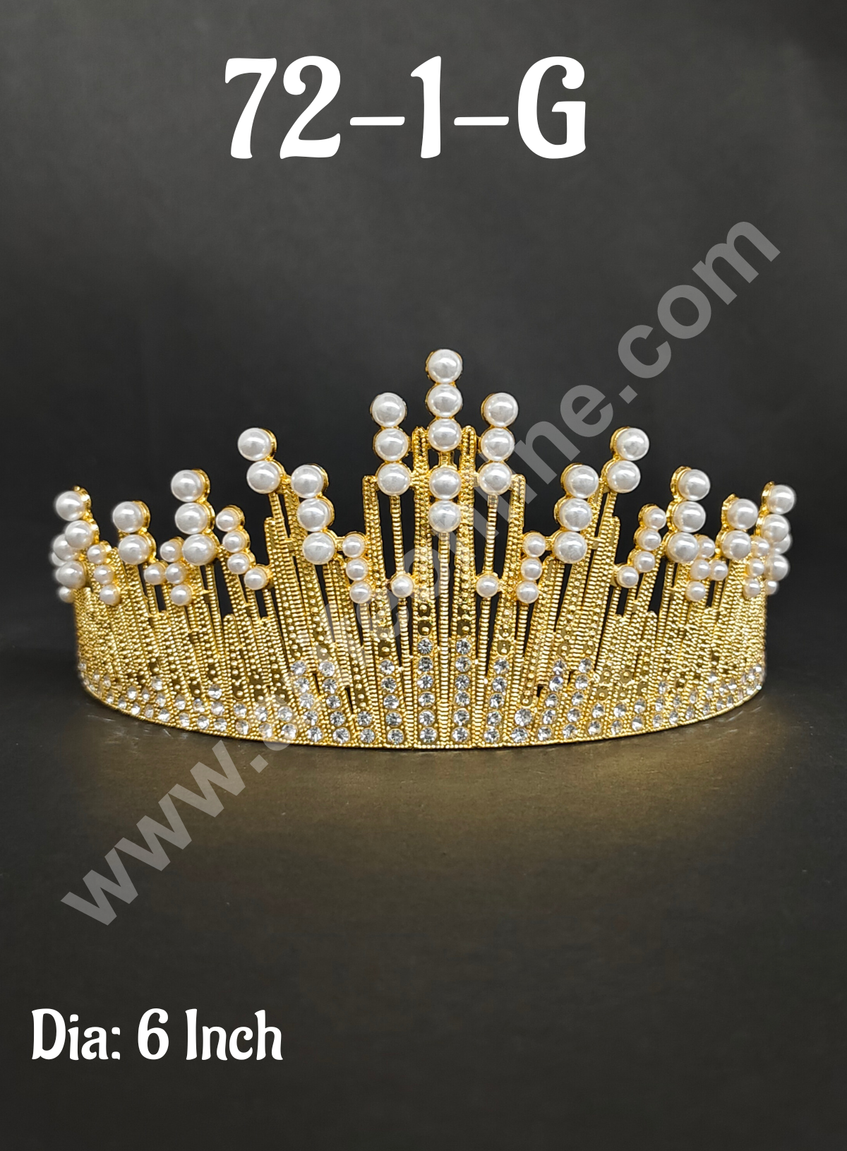 CAKE DECORβ’ Birthday Cake Crown Chandelier Design Cake Topper Wedding, Cake Decoration For King, Queen, Prince & Princess Party Wedding Hair Accessories