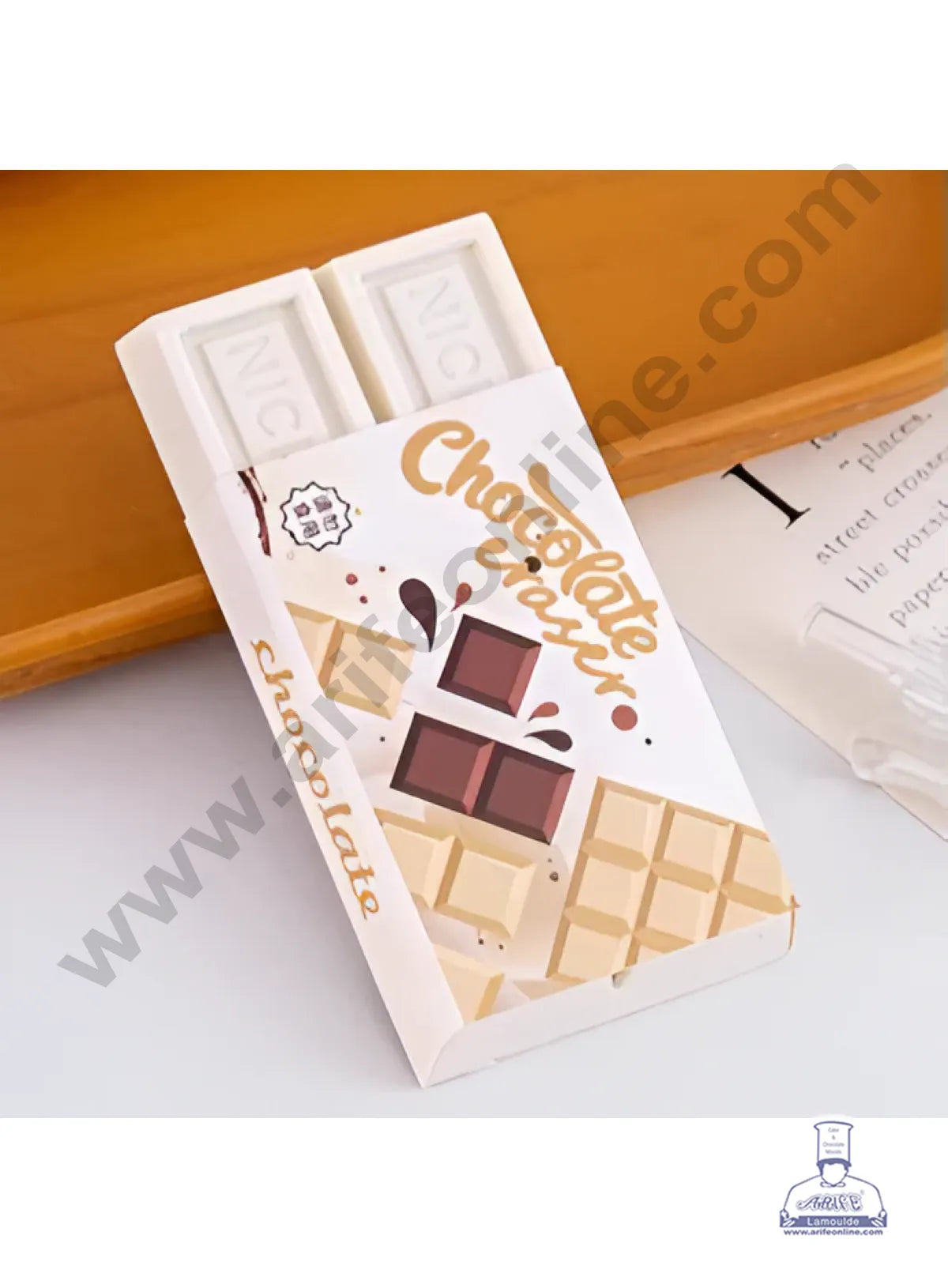 1 Piece White Chocolate Bar Eraser | Return Gifts - CAKE DECORβ’