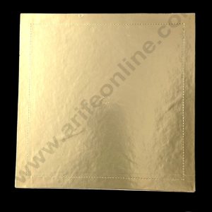 Ultimakes Golden Cake Card Square - 8 Inch (Pack of 10)