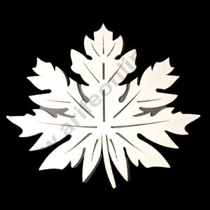CAKE DECOR™ Creme Maple Leaf Placemats | Decoration for wall hanging | 1 Piece