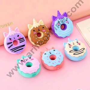 CAKE DECOR™ 1 Piece Mini Donut Rubber Cake Topper - Assorted (SBT-R-010)