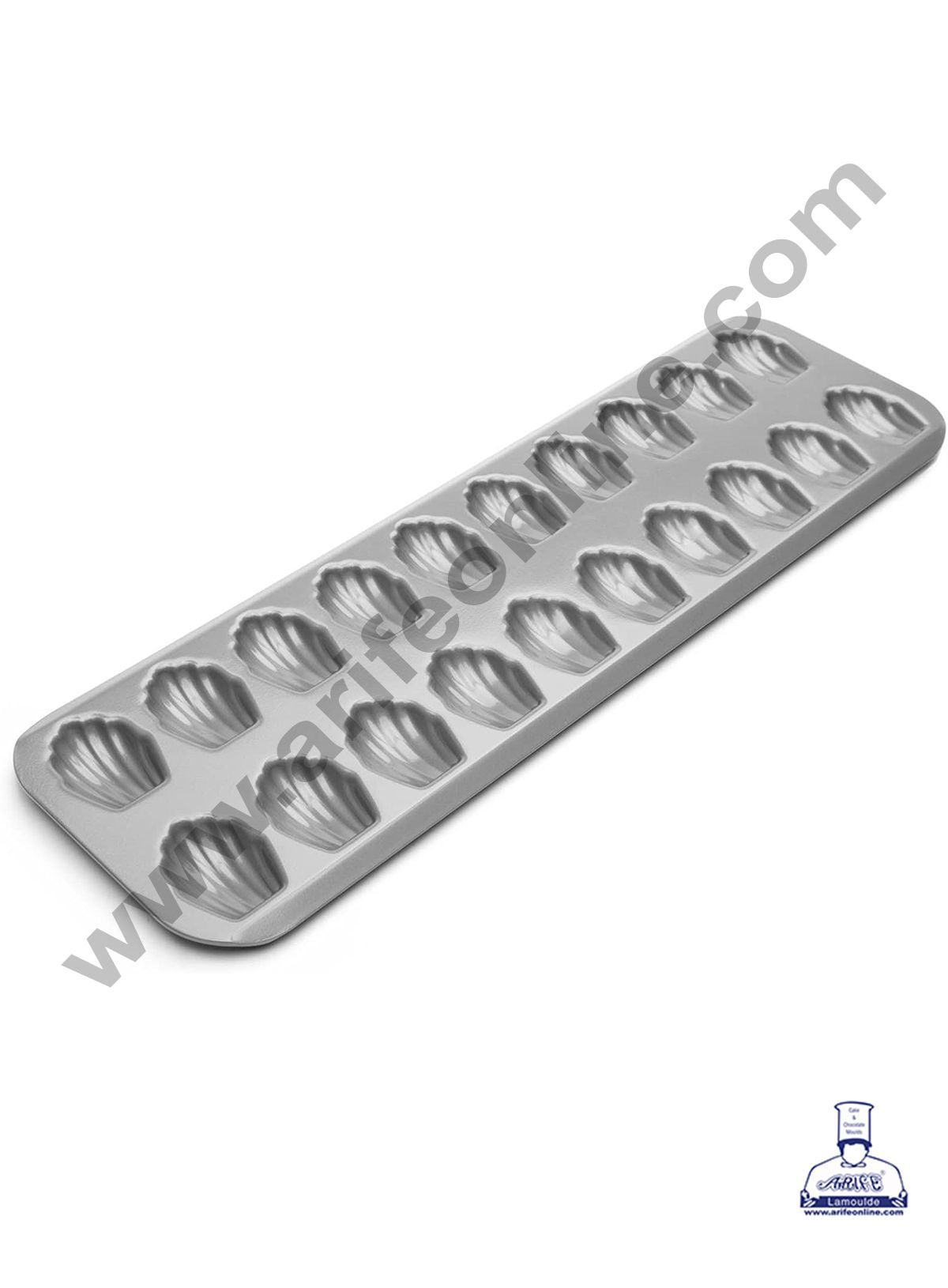 Cake Decorβ’ Non-Stick 20-Cavity Mini Madeleine Mould β Premium Bakeware for Perfect Madeleines, Durable Non-Stick Madeleine Pan for Flawless French Madeleines (1 pc )