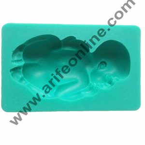 Cake Decor 1Pcs Sleeping Baby Silicone Mold for Cake Decoration Candy Soap Making
