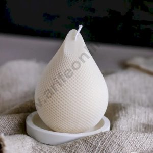 3D Silicon 1 Cavity Water Drop Geometric Design Shape Silicon Candle Mould, Silicon Soap Mould (SBSP-DYF6991) - CAKE DECORβ’